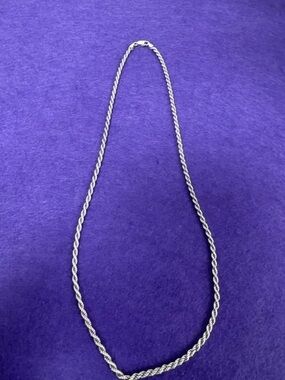22” Sterling Silver Rope Chain Necklace 925 Italy KA 1772 Karizia 15.55g
